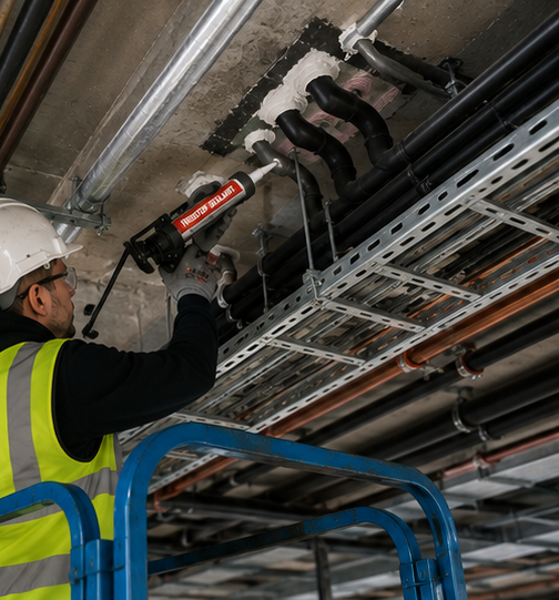 Firestop inspection and quality check