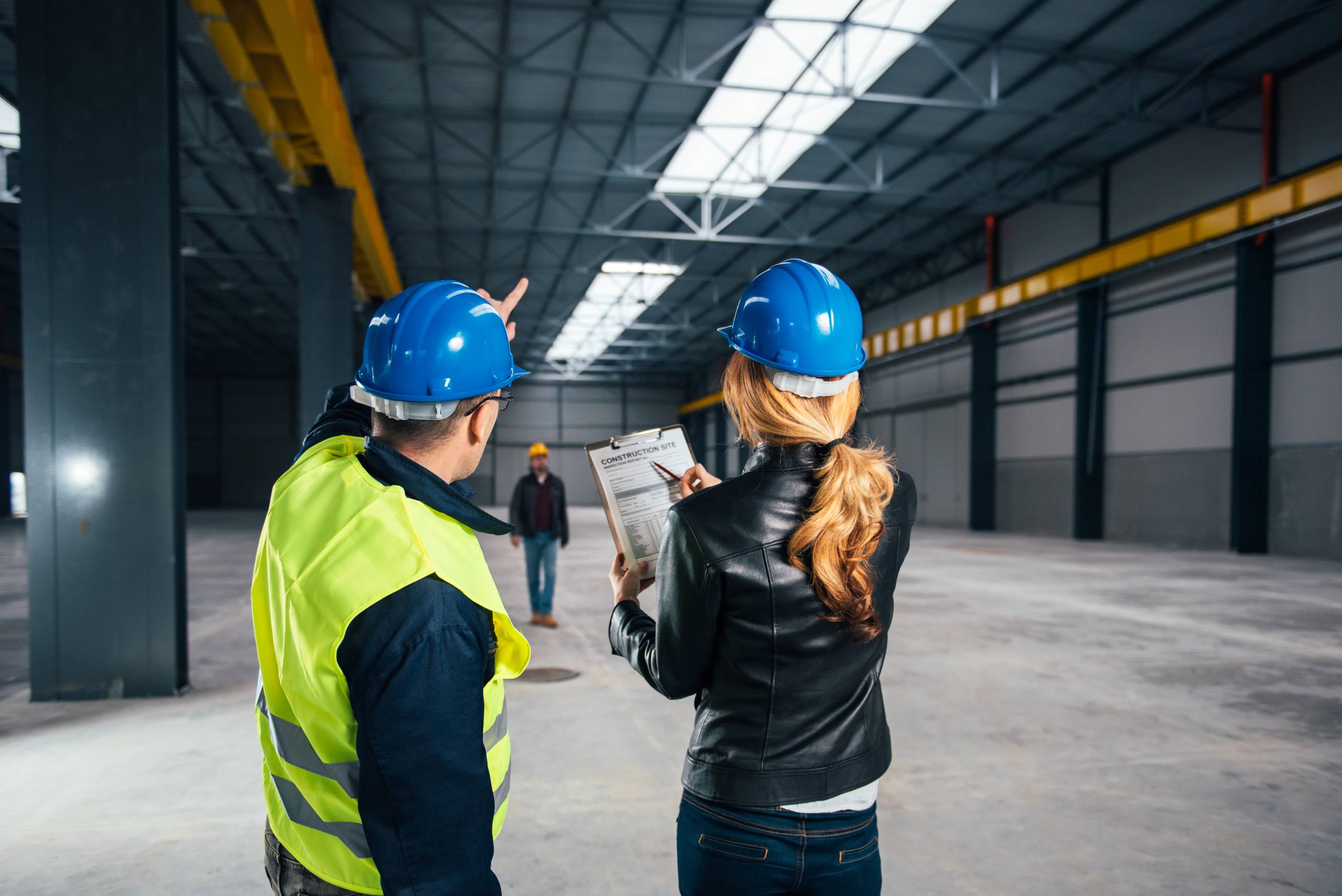 Fire protection consultant reviewing building plans